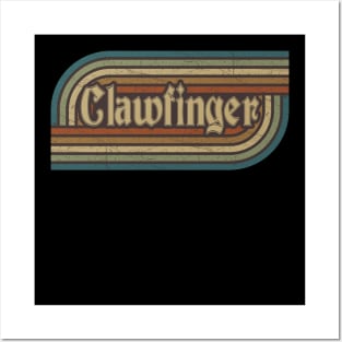 clawfinger vintage stripes Posters and Art